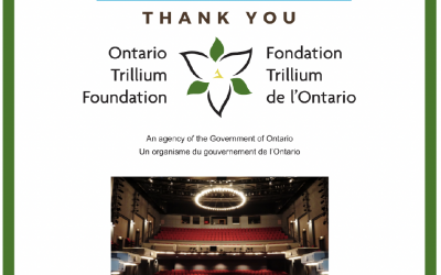 Theatre Aquarius Poised for Digital Transformation – Ontario Trillium Foundation Resilient Communities Fund